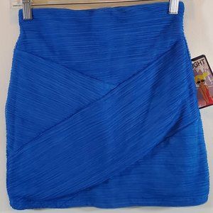 NWT Caught Blue Bandage Skirt